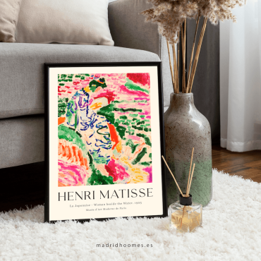Lámina decorativa "La Japonaise - Woman beside the water" Henri Matisse