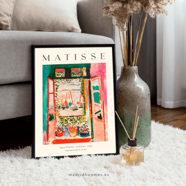 Lamina decorativa The Open Window de Matisse Collioure